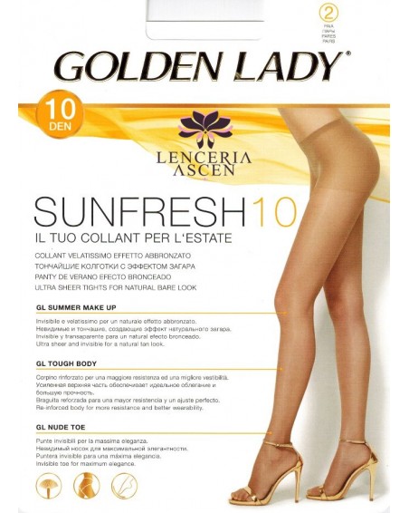 Panty 22J Sunfresh Pack 2 Golden Lady