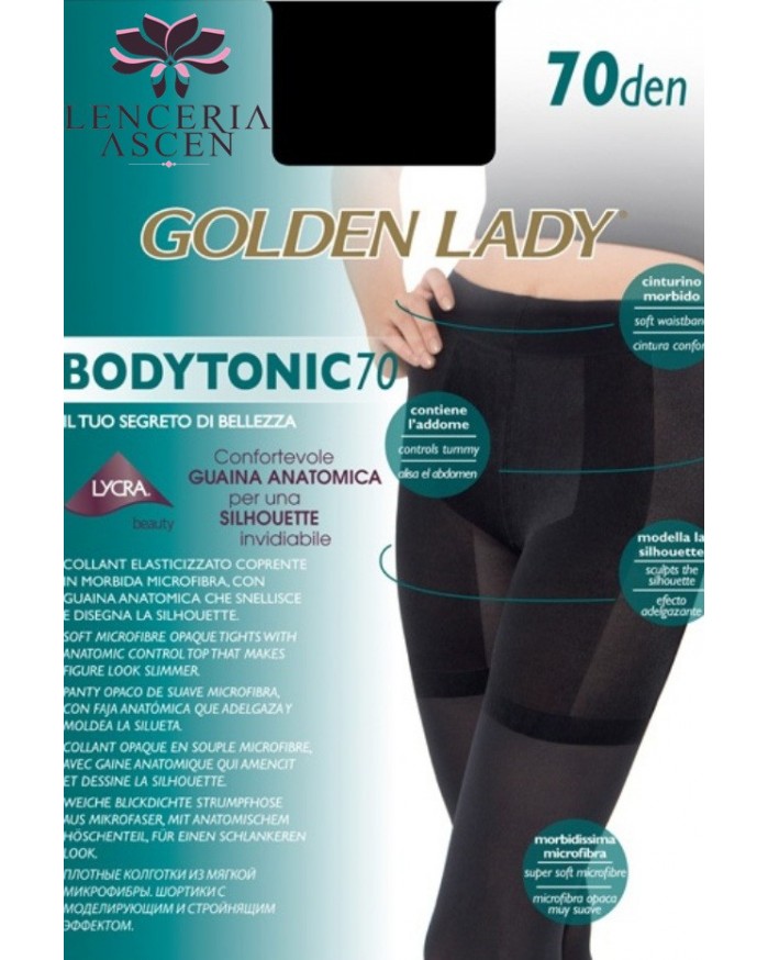 Panty Opaco Body Tonic 70 Golden Lady