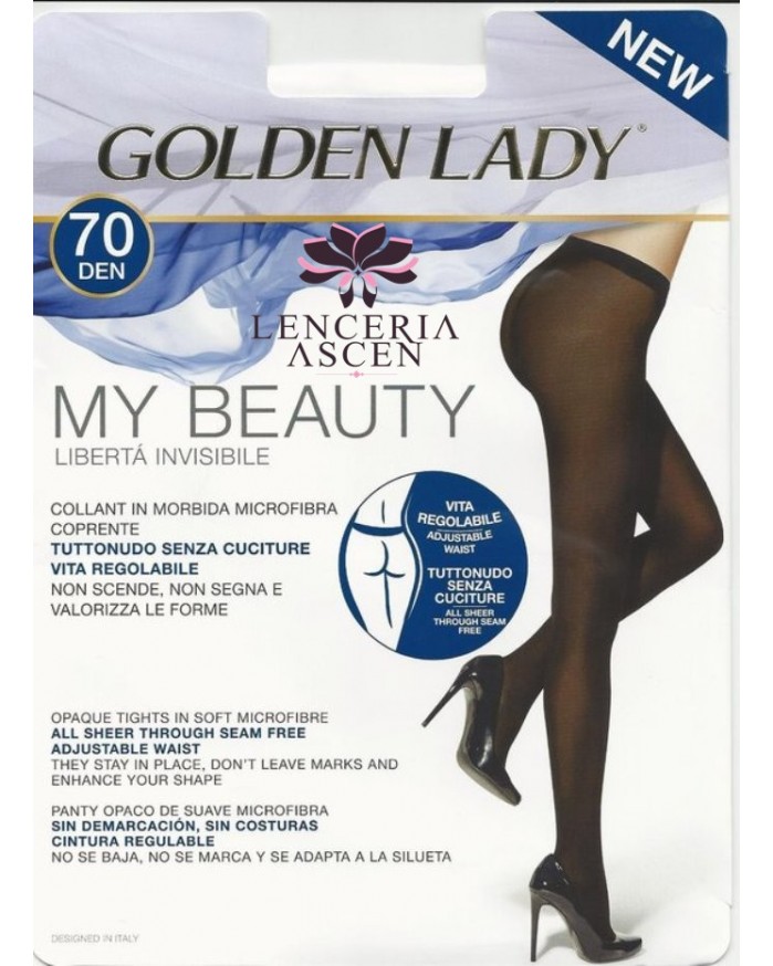 Panty Sin Costuras My Beauty 70 Golden Lady