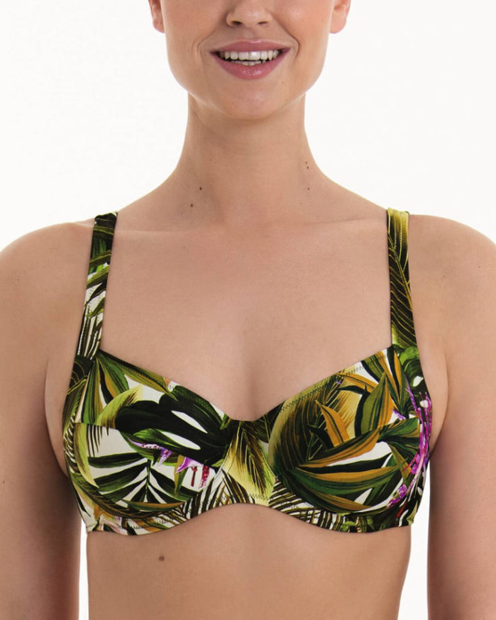 Bikini Top Green Tropics 8337-1 OLI Anita Swim