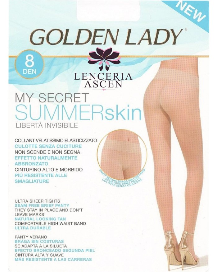 Panty Verano My Secret Summer Skin 8 Golden Lady