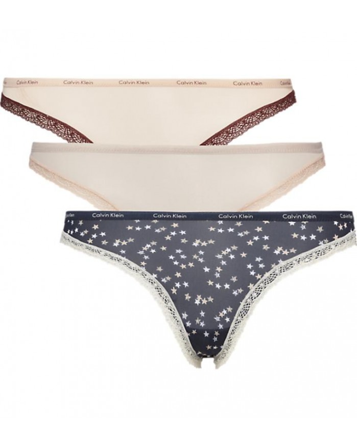 Tanga QD3592E-MXS Pack 3 Calvin Klein Tanga QD3592E-MXS Pack 3 Calvin Klein