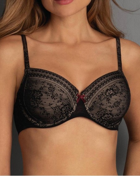 Sujetador Copa Entera Fleur 5653 NEG Rosa Faia