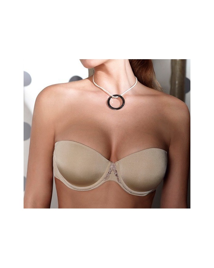 Sujetador Sin Tirantes Doble Push Up Eden 7839 Selmark 2216