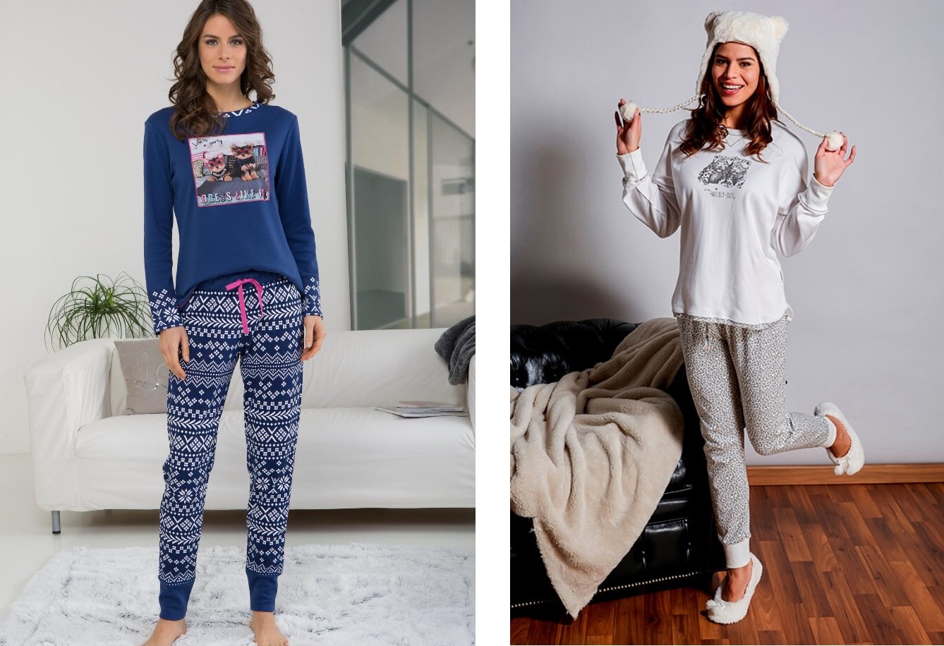 pijamas de invierno para mujer